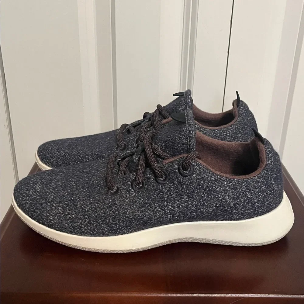 Allbirds Women's Wool Runners Mizzles Charcoal Grey Machine Washable Sneakers 9